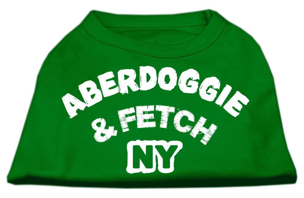 Aberdoggie NY Screenprint Shirts Emerald Green Med